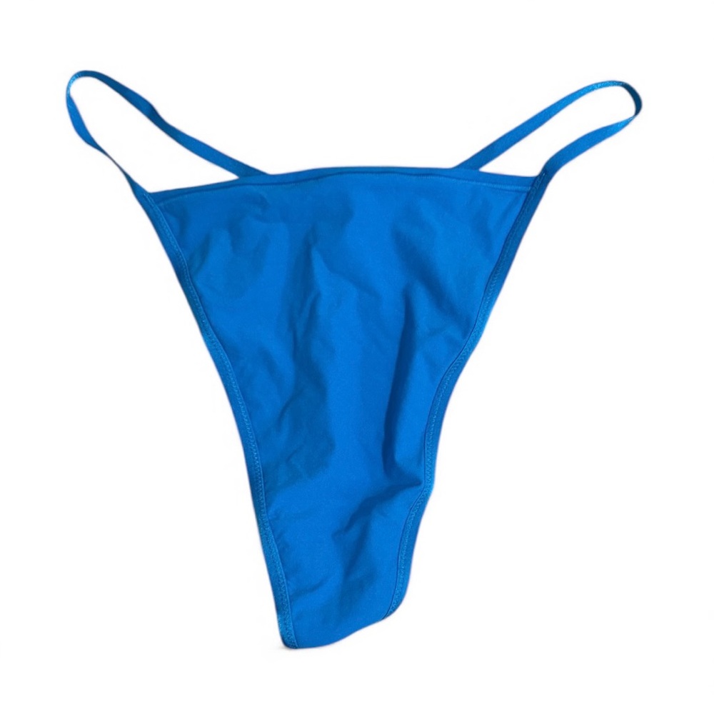 Skims Size 3x mykonos Blue High Rise Thong PN-THG-2070 NWT - Picture 2 of 6